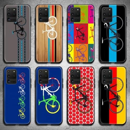 BIKE CYCLING art Phone Case for Samsung S20 plus Ultra S6 S7 edge S8 S9 plus S10 5G lite 2020