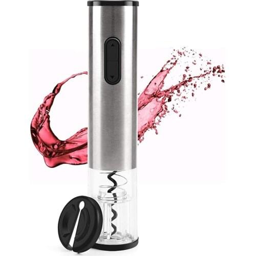 Electric Wine Opener Automatic Wine Bottle Opener Corkscrew Wine Opener with Foil Cutter Resuable Wine Opener
