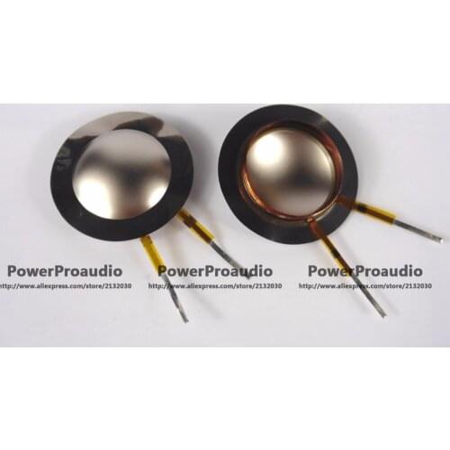2PCS 25.5mm/25.4mm Replacement Diaphragm Titanium Dome Repair Kit 8Ohm Good Quality