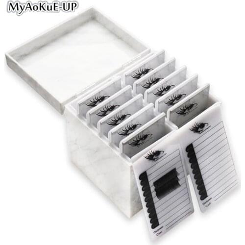 5/10 Layers Eyelash Storage Box 4 Colors Makeup Organizer Eyelash Glue Pallet Lashes Holder Grafting Eyelash Extension Tool