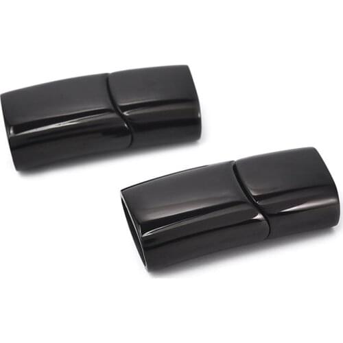 Jiayiqi 2pcs/Set Magnetic Clasps Stainless Steel Connectors For DIY Bracelet Jewelry Making Components Findings