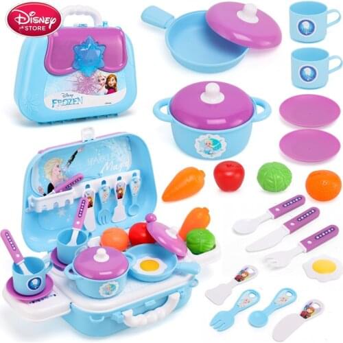 Disney Frozen Girls Toys Princess Frozen Dressing Make Up Toy Set Kids Makeup Disney Princess Elsa Toys Childrens Toys