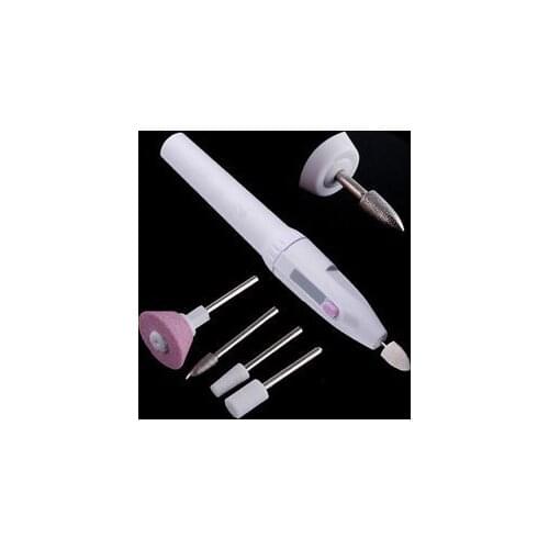 6 In 1 Electric Nail Art Tool Set Toe Drill Buffing Files Pen Manicure Salon Shaper Grinding Remove Calluses Polisher Nails Tool