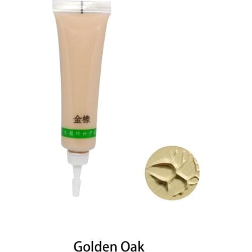 Gold Oak Furniture Refinishing Wood Door Floor Furniture Repair Cream Paint Wood Pothole Scratch Repair Material Free Shipping