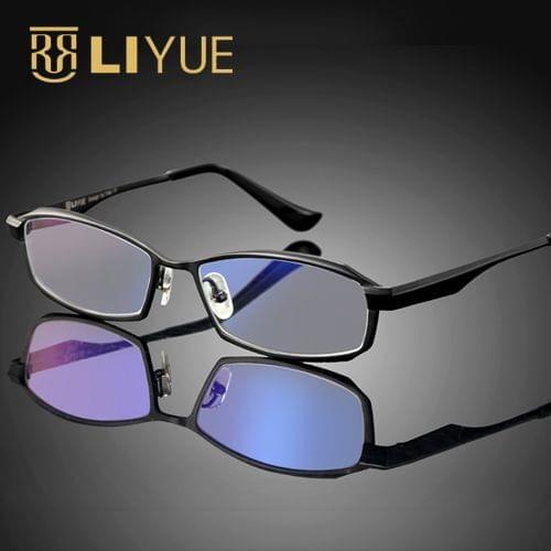 Radiation resistant eyeglasses UV400 fashion anti blue ray glasses frame men optical eyewear titanium computer gaming glasses