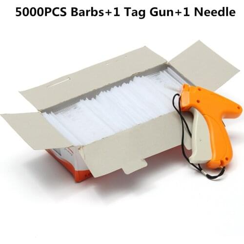 Clothes Garment Price Label for Gun Tagging Tag for Gun 5000Barbs +1 Needle Set pistola etiquetadora Labeller Machine