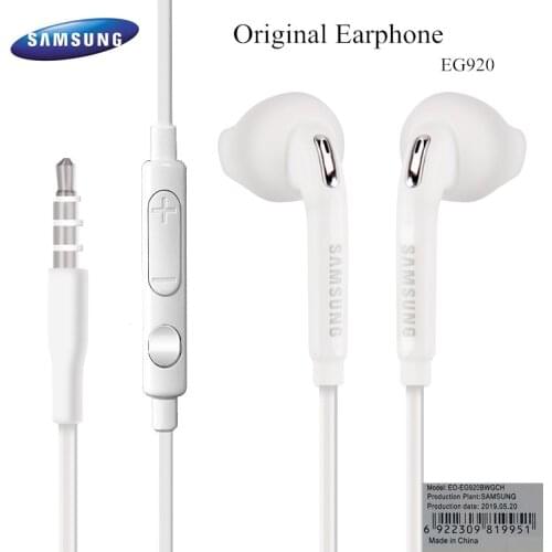 Original Samsung earphones EO-EG920 With control Speaker Wired 3.5mm with 1.2m for Galaxy S6 S7 Edge S3 S4 S5 xiaomi note 1 2 3