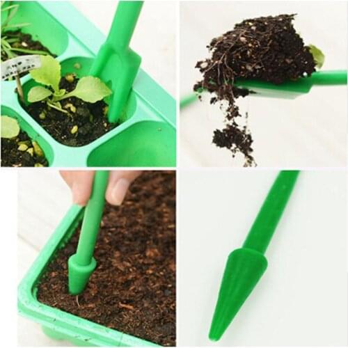 Plastic 2Pcs Transplanting Seedlings Planting Tools Lifter Bonsai Fertilizer Drilling Apparatus Seedling Cultivation Garden Tool