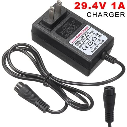 Professional 29.4V 1A Li-battery Charger Power Adapter US Plug Suitable for Balancing Scooter Hoverboard Scooter