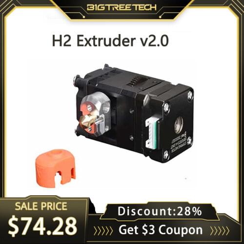 BIQU H2 Direct Extruder High Temperature Double Gear Extrusion Titan BMG Extruder For Ender 3 V2/BIQU B1 3d Printer Upgrade Part