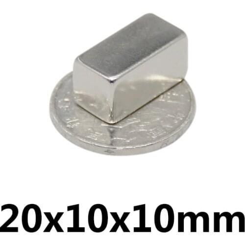 1/5/10/20/30/50/100pcs 20x10x10 mm Super Cuboid Block N35 Magnet 20x10x10mm Neodymium Magnetic NdFeB Strong Magnets 20*10*10 mm