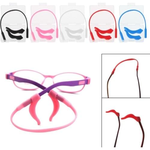 1 Set Sport Safety Silicone Strap Cord String Non Slip Ear Hook Holder Kid Child Eyewear Glasses Neck Retainers Spectacle Head