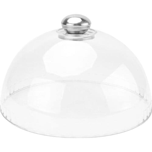 1PC Plastic Transparent Cover Snack Food Cover Dustproof Cake Cover Food Cover Snack Tray Cover Cake Cover Acrylic Dustproof