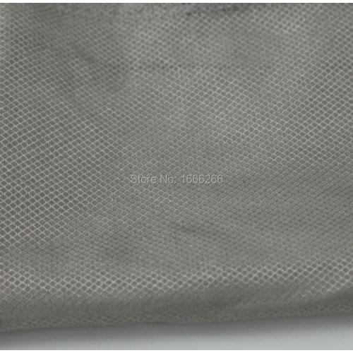 100% silver fiber RFID Blocking fabric EMF shielding material Conductive cloth fabrics