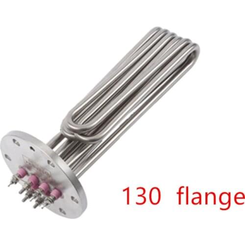 130mm Flange 12KW/18KW Electric Heating Tube for Flange Electric Boiler,5-1/8" Round Head Heating Element for Steam Boiler