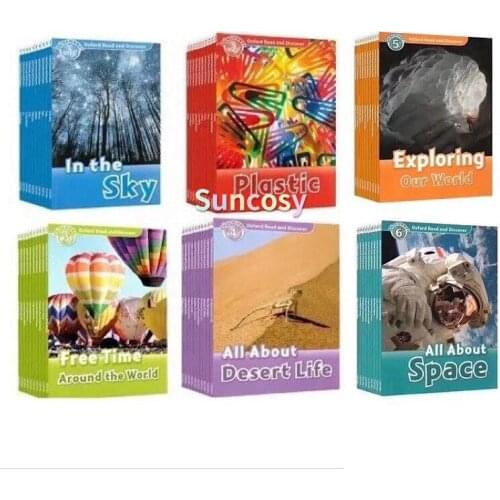 20 Book/set,Educational Children Science English Language Learning Oxford Read and Discover Books Level 123456 Kids Story Book