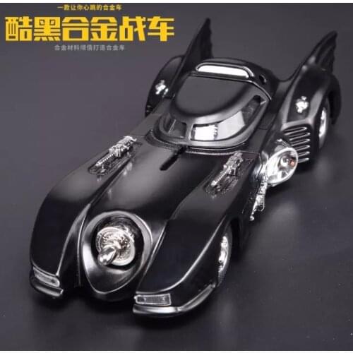 2020 new 1:32 simulation classic bat old car childrens sound and light return force toy box car accessories