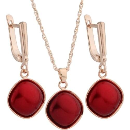 2021 New Trend Jewelry Set Shell Pearls Earrings Sets 585 Rose Gold Unusual Earrings For Women Fashion Jewelry Set