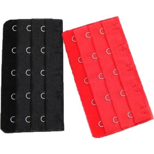 3 Rows 5 Hooks Bra Extender Women Extension Clip On Strap Adjustable Bra Clasp Bra Lengthened Buckle Hooks