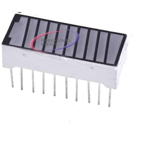 5pcs 10 Segment 4 Color LED Light Battery Level Bar Graph Power Display Indicator Module Red Yellow Green Blue Multi-color 5V