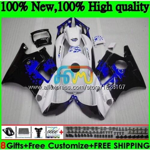600CC Fairing For HONDA CBR600F3 CBR 600 FS 600F3 600FS 3BS.197 CBR600 F3 91 92 93 94 1991 Graffiti blue 1992 1993 1994 Kit+Tank