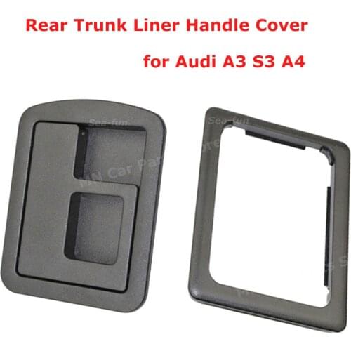 8E5863627/8E5863638 Rear Trunk Liner Cargo Boot Carpet Handle Cover for Audi A3 S3 A4 B6 B7 B8 S4 A5 S5 A6 C6 C7 S6 A8