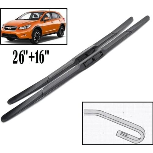 Car Wiper Strip Windshield Windscreen Front Window Car Accessories for Subaru XV 2012-2016 2015