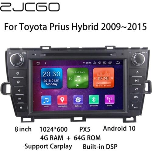 Car Multimedia Player Stereo GPS Radio Navigation Android Screen For Toyota Prius Hybrid 2009~2015