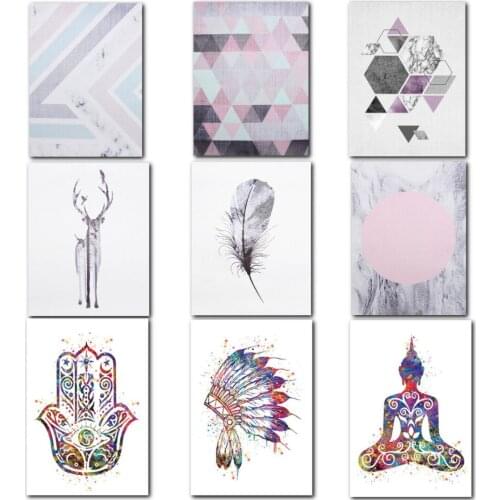 JX-LCLYL Modern Abstract Minimalist Canvas Poster Art Prints Painting Wall Home Decor