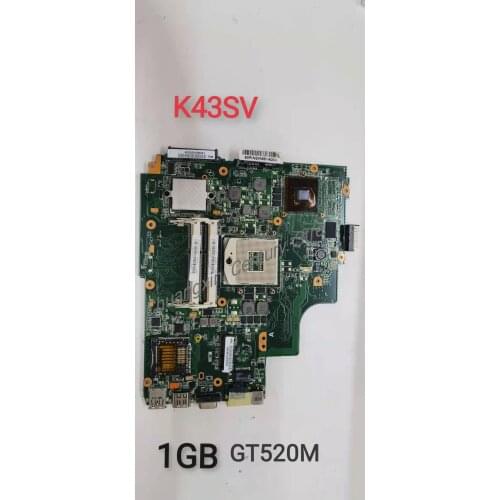 K43SJ laptop Motherboard For ASUS X43S A43S K43S A83S A84S K43SV Mainboard REV:4.1 1GB GT520M 100% test OK