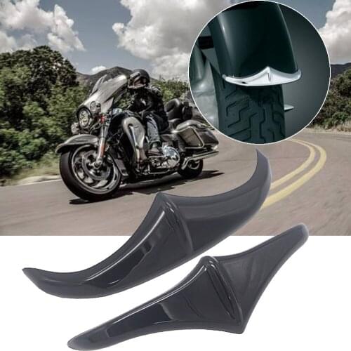 Motorcycle Front and Rear Fender Tip Fairing Trim Case for Harley Street Glides Dyna FLHRSE Road Glides Road King 2004-2019
