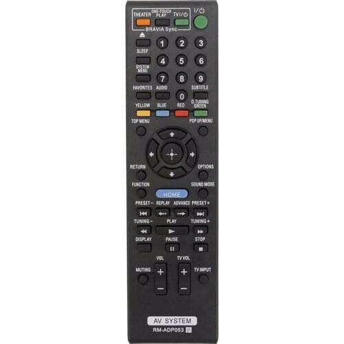 New RM-ADP053 For SONY AV Receiver Blu-ray Disc DVD Player Remote BDV-E470 BDV-E570 BDV-E580 BDV-E770W BDV-E870 BDV-E880 BDVF500
