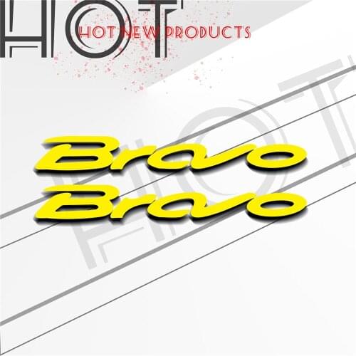 New Motorcycle reflective fuel wheels fairing portable luggage helmet stickers sign decoration Decals For BRAVO Bravo bravo