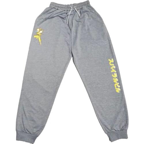 Casual Pants Elastic Waist Loose Pants Game Characters Cartoon Print Pattern Sports Pants Fashion Popular Stretch Pants