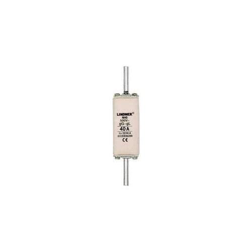 Fuses: LINDNER NH0 NT0 40A 500V 120KA 8000.0407 / NH0 NT0 50A 63A 80A 500V 120KA 8000.0507-0807 gG/gL