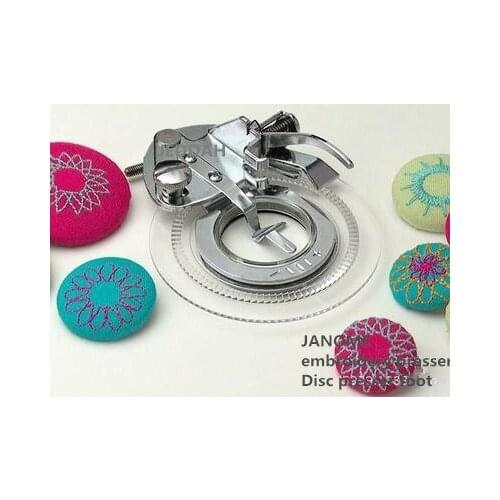 JANOME /HOME MULTI-FUNCTION SEWING MACHINE DISC EMBROIDERY PRESSURE FOOT DISC PRESSURE FOOT, 5021-1 / 3700L EMBROIDERED FOOT