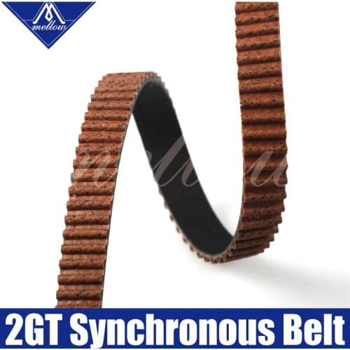 1m/2m/5m/10m/lot Gt2-6mm Open Timing Belt Width 6mm Gt2 Belt Rubbr Fiberglass Wear Resistant For 3d Printer Ender 3/CR10