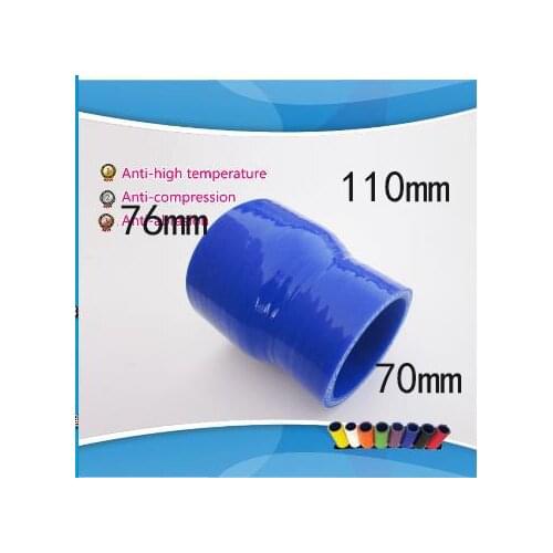 Id70/76mm Silicone Transition Coupler Turbo Intercooler Pipe Hose Reducer 110mm