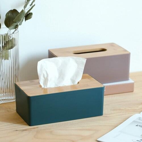 Nordic Tissue Box Multifunction Tissue Holder Decorative Tissue Boxes Living Room Bedroom Study Desk Decoration Accessories