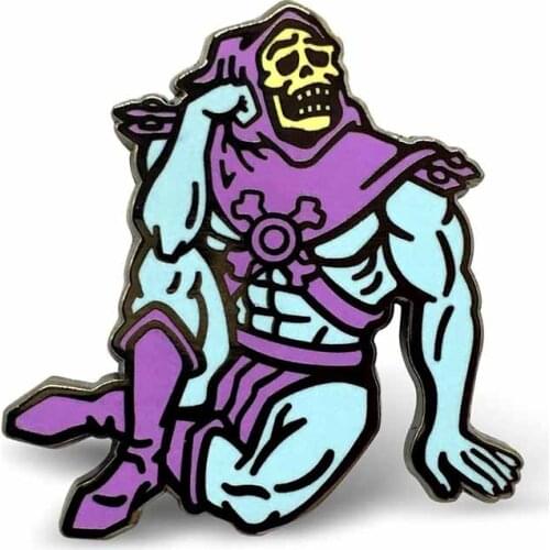 Skeletor He-Man Masters Of The UNiverse Hard Pin Badge brooch Enamel Pin
