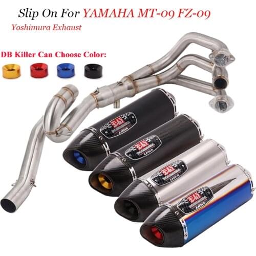 Slip On For Yzf Mt09 Fz09 Motorcycle Yoshimura Exhaust Muffler Tip Header Connector Pipe Connection For Yamaha Mt-09 Fz-09
