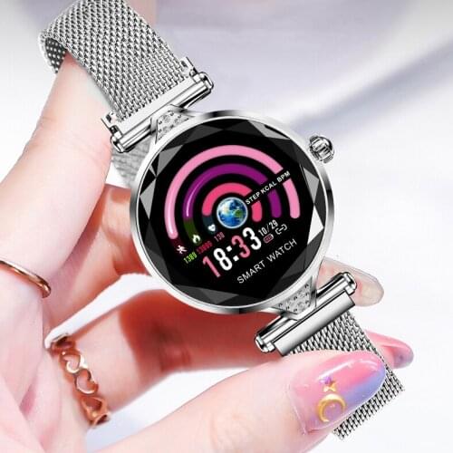 H1 Womens Smart Bracelet Call Reminder Sports Step Heart Rate Blood Pressure woman smartwatch Beauty Fashion Smart Watch