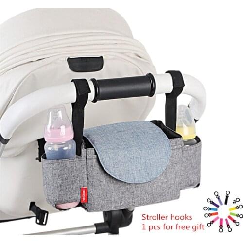 Baby Stroller Organizer Bottle Cup Holder Diaper Bags Maternity Nappy Bag Accessories for Portable Baby Carriage