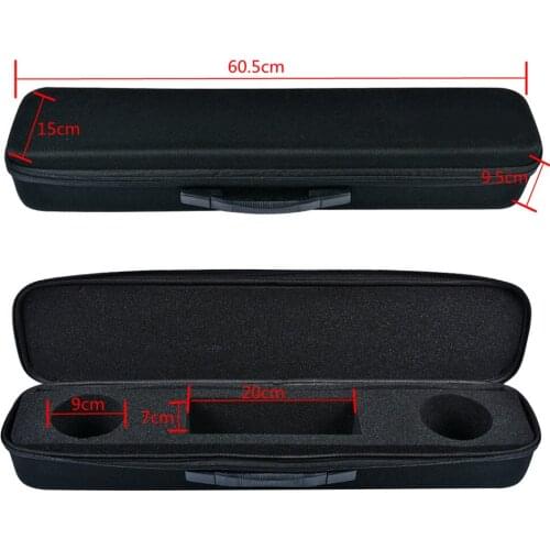 NEW 60cm lure Hard shell bag length Portable Fishing Rod bag Double Zipper Shockproof Storage Box Travel Fishing Tackle reel bag