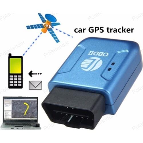 Tracking Device -Blue GPS LBS accurate location TK206 Car GPRS Tracker OBDII Interface Geo-fence Function Autos fleet
