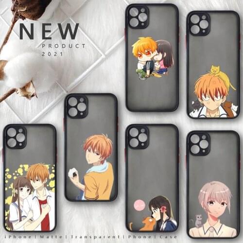 Fruits Basket Japan Phone Case Matte Transparent for iphone 11 12 pro mini XS XR X max 7 8 plus TPU Mobile bags coque shell