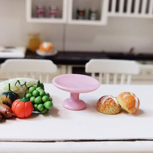 1:12 Dollhouse Miniature Dessert Pan Cake Stand Fruit Tray Doll Kitchen Decor