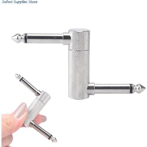 1/4 6.35mm Plug Electric Guitar Effect Pedal Connector Z Type Audio Adaptors Coulper Connecting Jack Interface Cable Adaptor 3A