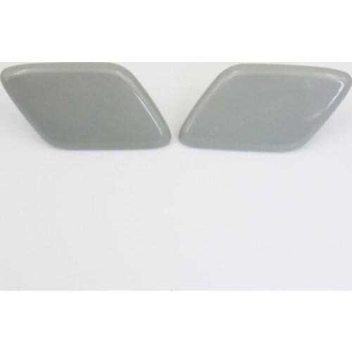 1 Pair Left Right Side Headlight Headlamp Washer Spray Nozzle Cover Cap For Nissan Tiida 2004 2005 2006 2007 - 2012 Base Color