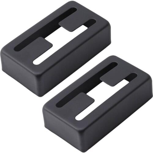 2Pcs Humbucker Pickup Cover H-Shaped Nickel for LP Electric Guitars Lollartron